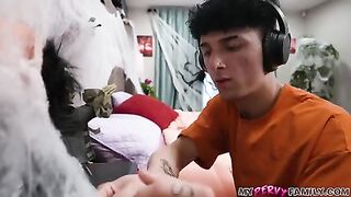 Gigi Dior Stepmom Get’s A Spooky Surprise & Squirts (1)