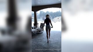 Christina Khalil Nipple Tease Snow Bodysuit Onlyfans Video Leaked – Influencers GoneWild
