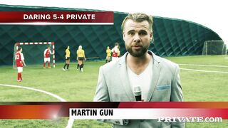 Vanessa Decker and Vinna Reed exercising in a group sex – Private